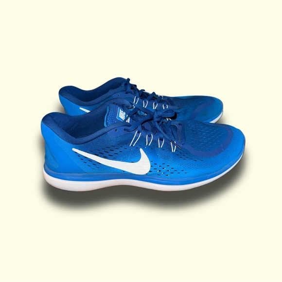 Men’s Nike 2017 Flex Run Size 13 Blue Running - Picture 1 of 5